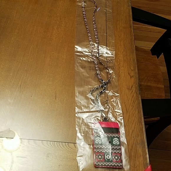 Loungefly Accessories - Loungefly Star Wars ugly Christmas sweater lanyard